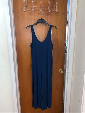 Victoria’s Secret Double V Neck Modal Loungewear Jumpsuit - Blue
